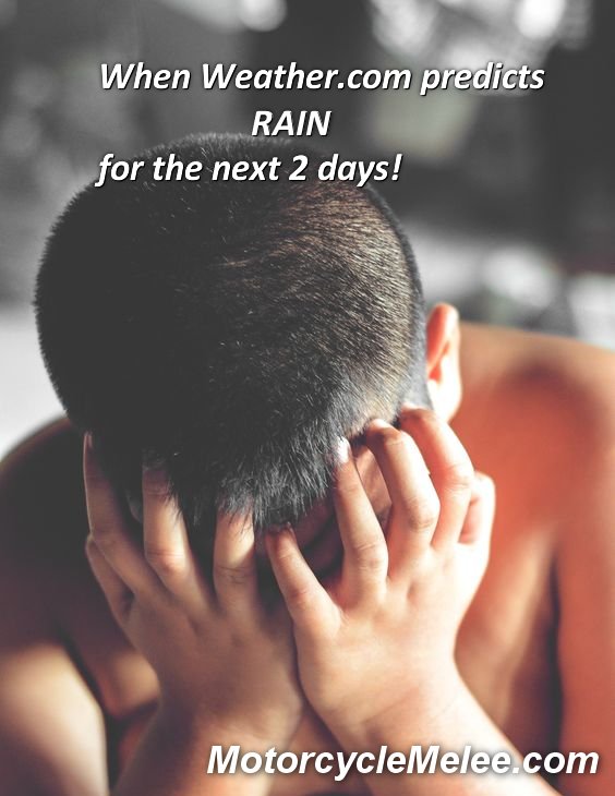 When Weather.com Predicts RAIN for the Next 2 Days