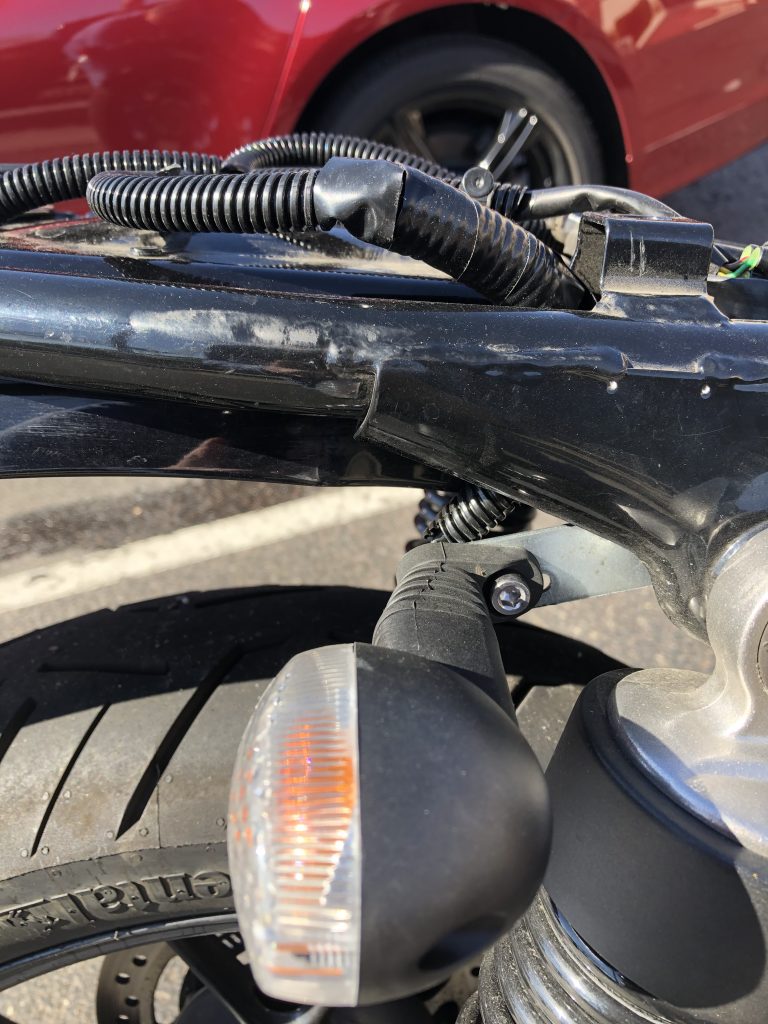 2018 Street Twin - Right Turn Signal Relocation